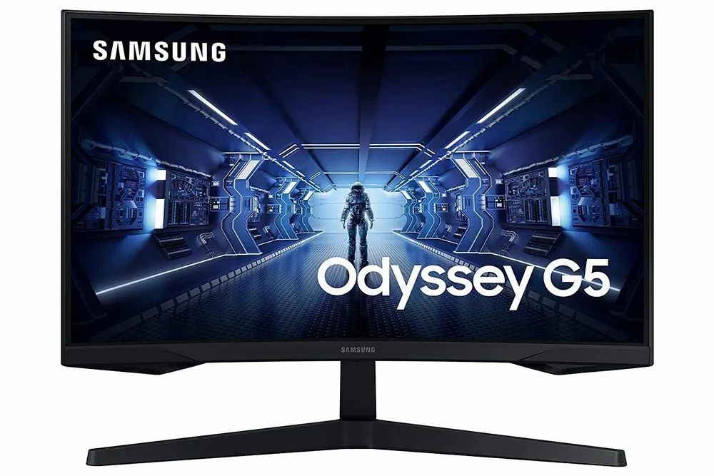 شاشة سامسونج Odyssey G5 منحنية 27 بوصة 2K